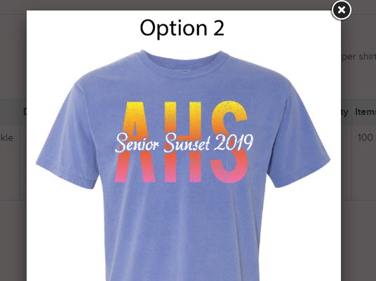 azleclassof2019's tweet photo. Senior sunset is almost here and this week only we will be selling T-shirt’s in the mall area during all lunches! Bring $10 and come support class of 2019! https://t.co/sbIdb4rKDT
