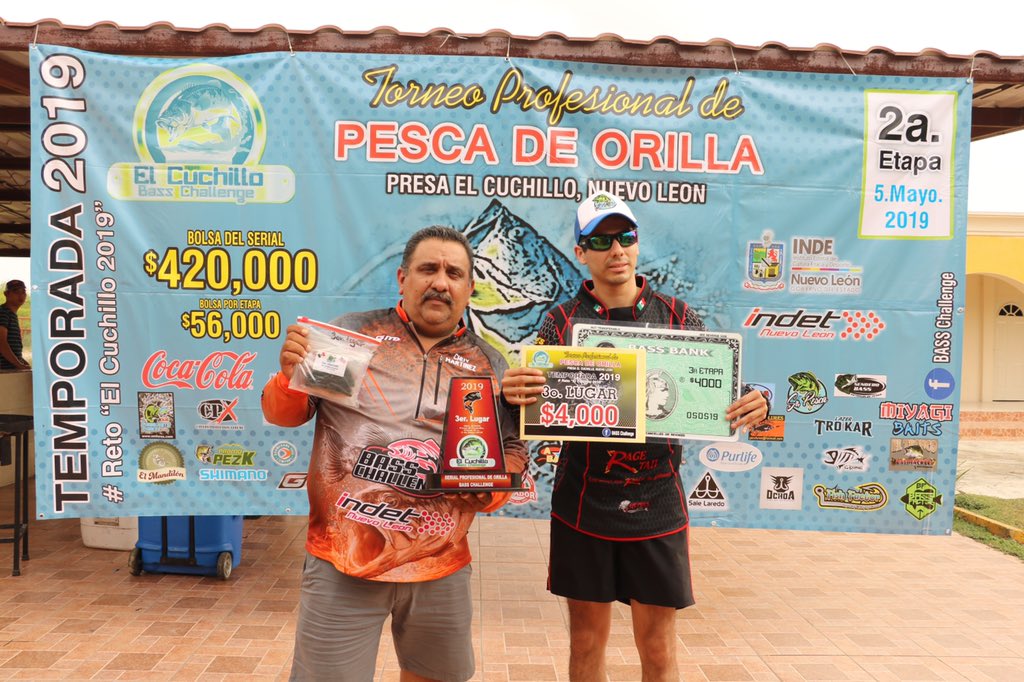 indet_nl's tweet photo. 🏆 | Felicidades a los primeros tres lugares de la Segunda Etapa del Serial Profesional de Pesca de Orilla #BassChallenge.
#AceptaElReto Presa El Cuchillo https://t.co/kfjfqBjQtI