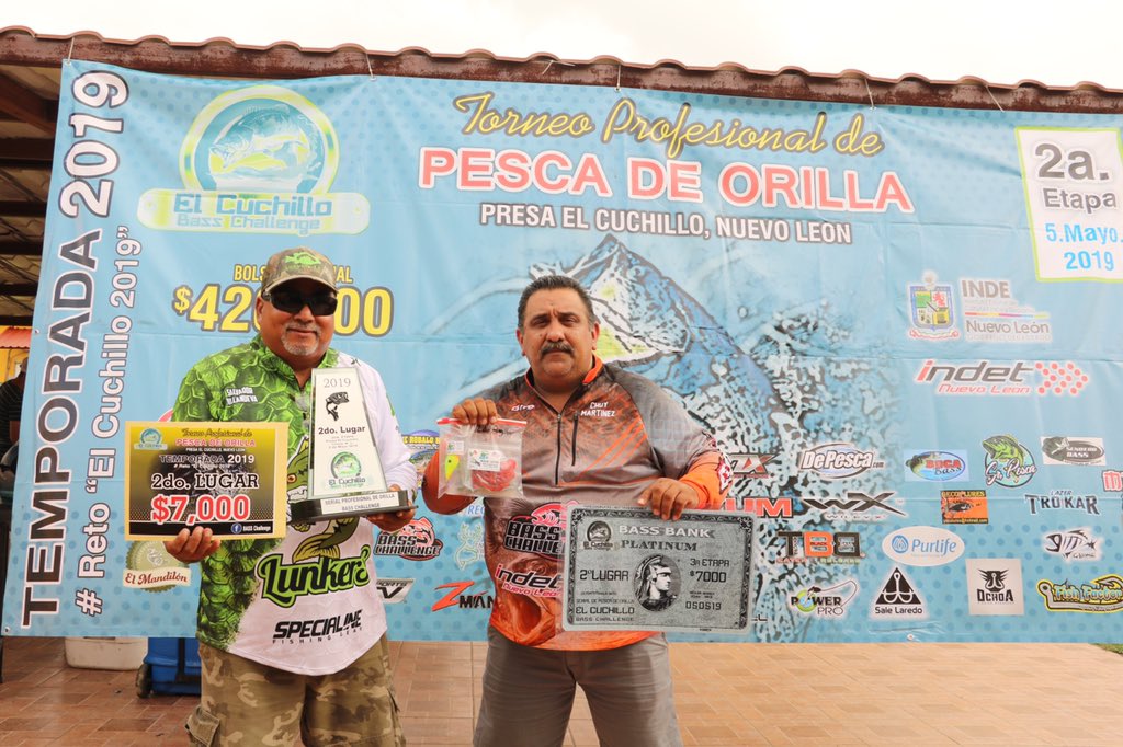indet_nl's tweet photo. 🏆 | Felicidades a los primeros tres lugares de la Segunda Etapa del Serial Profesional de Pesca de Orilla #BassChallenge.
#AceptaElReto Presa El Cuchillo https://t.co/kfjfqBjQtI