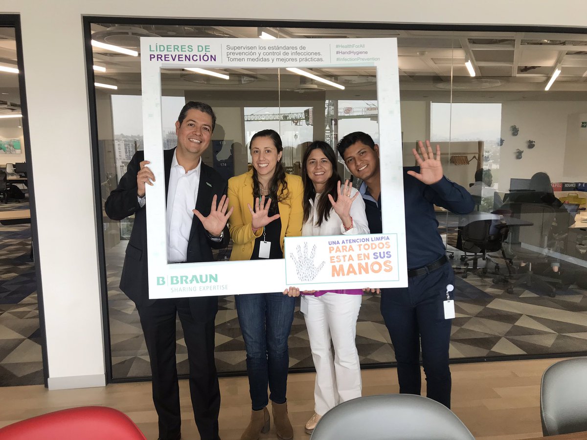 AlejandraGuede9's tweet photo. 5 de Mayo BBraun México comprometido con la Prevención de Infecciones #HandHygieneDay #InfectionPrevention #HealthForAll https://t.co/2yoZTANOvR