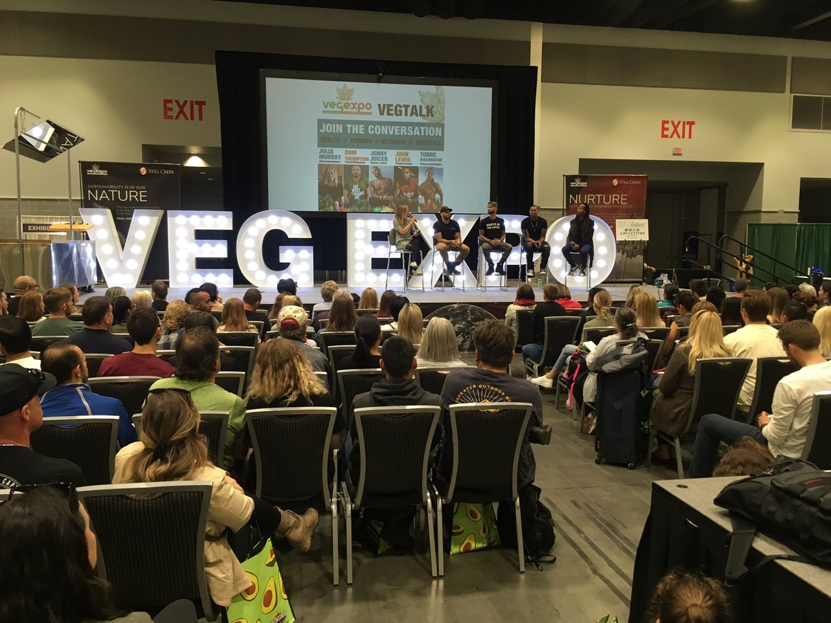 <a href="/VegExpo/">Planted</a> #Vgang #Vegan 
Center stage <a href="/hookedonplants/">Hooked On Plants</a> <a href="/DomzThompson/">Dominick Thompson</a> <a href="/jonny_juicer/">Jonny Juicer</a> <a href="/torrewofficial/">Torre.Washington</a> <a href="/BADASSVEGAN/">Bad Ass Vegan</a>