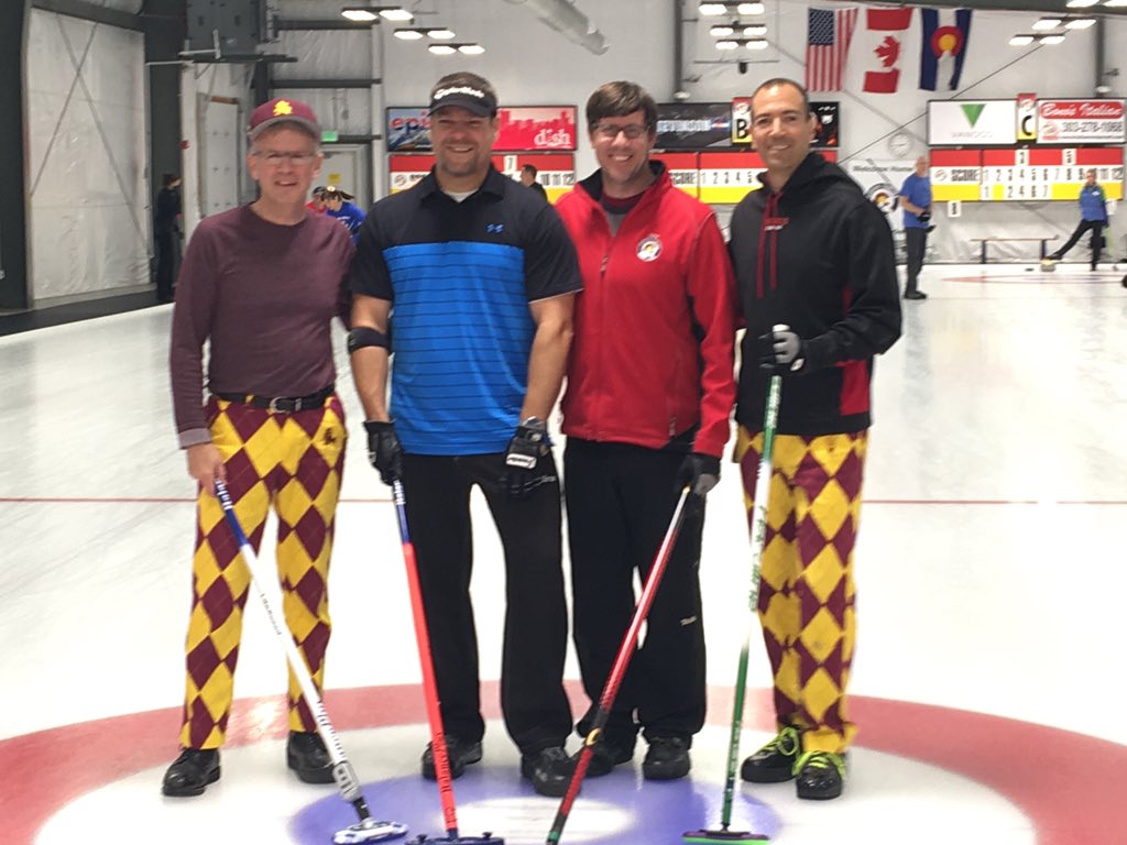 SeanStevinson's tweet photo. #CincoDeDerby spiel champs! Good way to end the #curling season @CurlDenver Thanks for organizing @Fastball_05 and Doherty! https://t.co/eEwCnwHt09