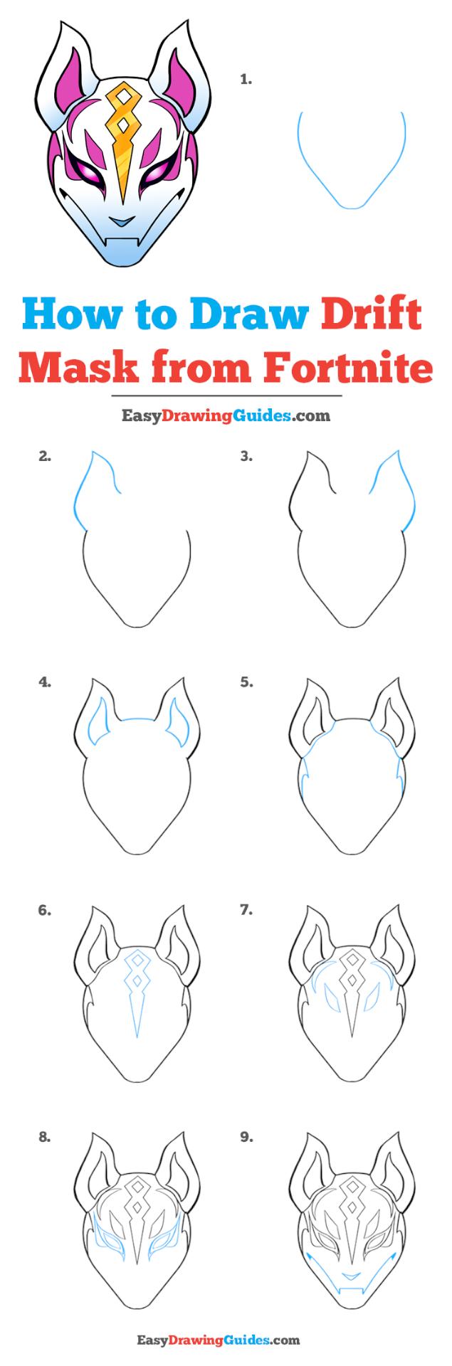 Easy Drawing Guides Drift S Mask From Fortnite Drawing Lesson Free Online Drawing Tutorial For Kids Get The Free Printable Step By Step Drawing Instructions On T Co I8lgm3xrpb Driftmask Fortnite Learntodraw