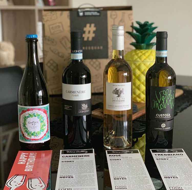 "We received our first box today! I have to say I was so impressed with the personal touches added to the box. The recipes, the wine, the little added extras! I look forward to tasting these amazing wines and can't wait to get my next one."- Kylie S.