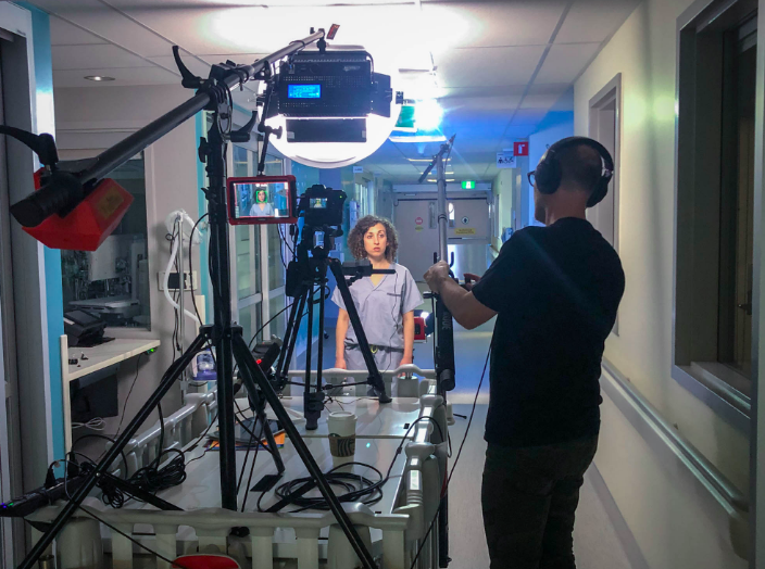 "I am your nurse." To celebrate National Nursing Week, we have a very special video coming featuring 62 nurses from across PHSA and spoken word poet <a href="/junipil/">Julia Pileggi</a>. Look behind the scenes now and watch for the video May 6! #IND2019 #NationalNursingWeek #IAmYourNurse
