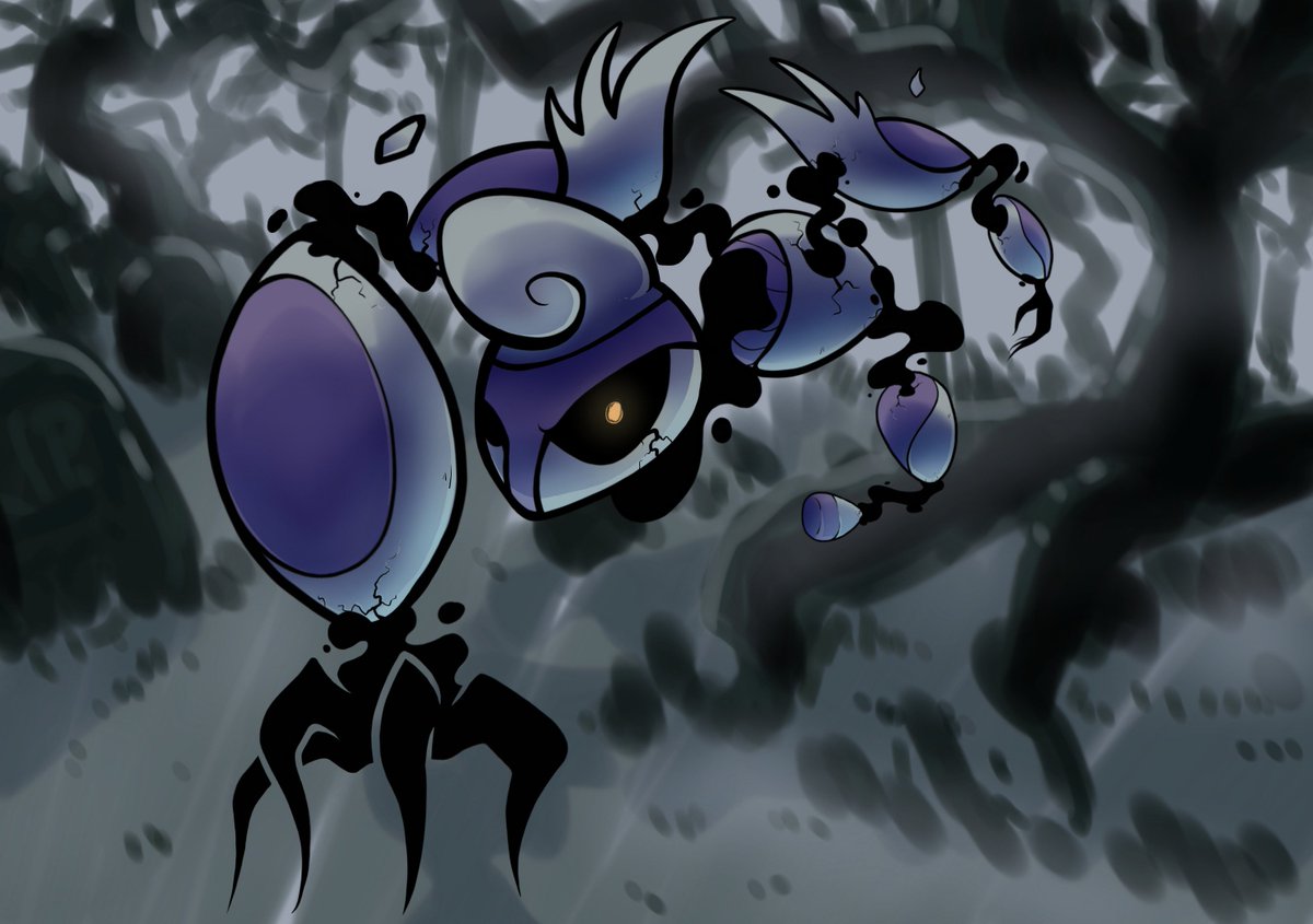 PickyPixelArtst's tweet photo. Fanart of SolarZebra's design for a mega evolution of Spectsone from Solar Light Lunar Dark! #fakemon #SLLD #Graveyard #megaspectsone https://t.co/dwcq1oFg2g