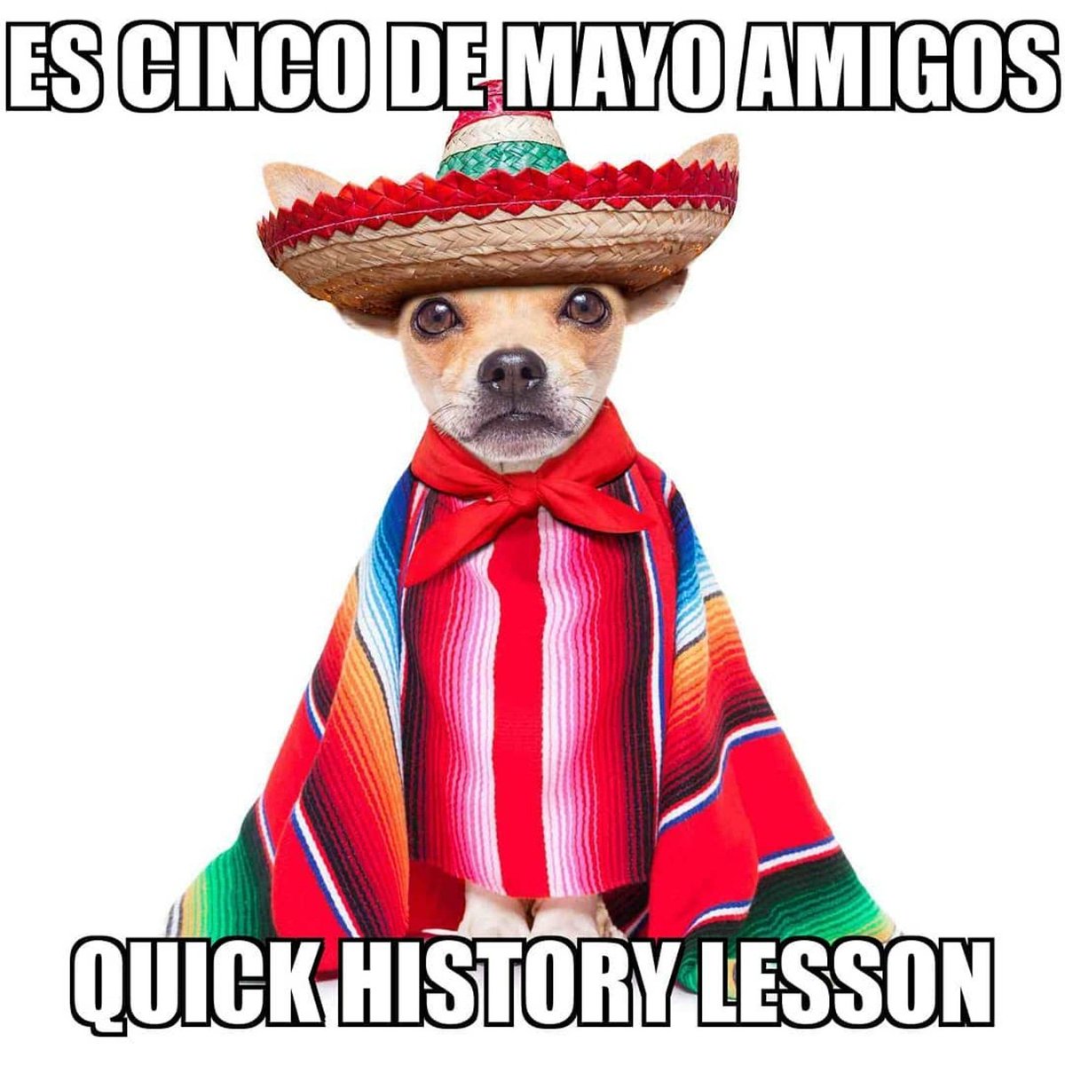 CjsTrading's tweet photo. Mexico won a small battle against France. The ultimate goal was to invade the US, weak at the time because of internal Civil war. The French ultimate plan was indefinitely interrupted by Mexico's small victory. #HappyCincoDeMayo #mexico #usa #france #cincodemayo #sunday 🇫🇷🇲🇽🇺🇸 https://t.co/QVeEQt4bPL