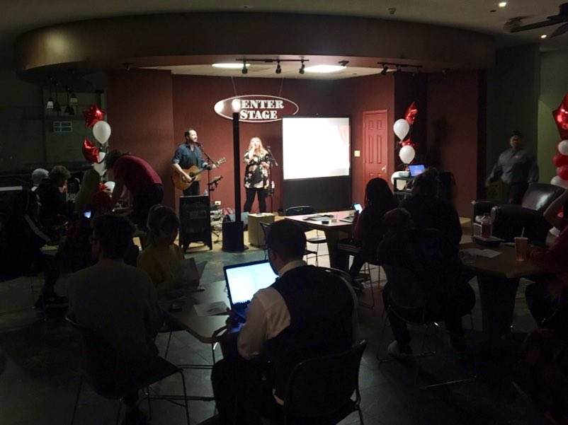SXURHA's tweet photo. We hope you all had fun at the #GOATAwards and enjoyed Grace &amp; John Music. Congratulations to all of the award winners, and thank you for coming to our last event of the school year!
🐐🐐🐐
#SXURHA #SXUSXC #SaturdayNightVibes https://t.co/BxHuySWJgP