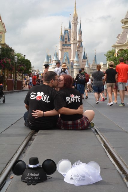 cherished_ash's tweet photo. #CastCompliment @WDWToday Special shoutout to Christy from PA at Magic Kingdom Photopass today for taking extra time on my cousin's castle photos just after their engagement! https://t.co/TCUKRGEJQC