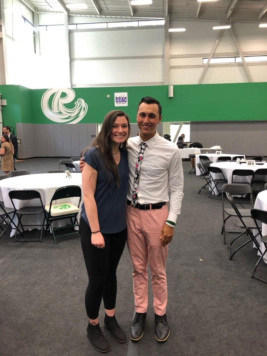 C_D_Zimmerman's tweet photo. I was blessed to have three of the smartest, hard working, and kind hearted woman support me and @RooseveltSAAC this year! Thank you Zoey, Jordan, and Paula for everything! I am forever grateful for you three💚 https://t.co/biMUplK1I8