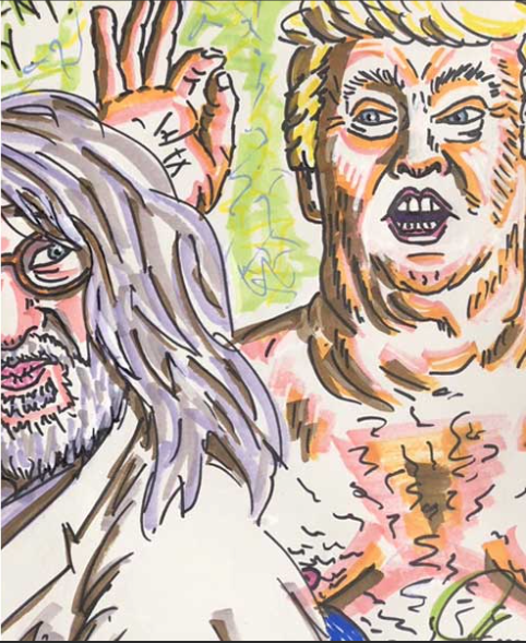1legd_survivor's tweet photo. #JimCarrey is not only a great #comedian
@JimCarrey is also a great #artist
#DrBornstein agrees to report #tRUMP's weight as #239pounds (https://t.co/onZr73bNy9)
#tRUMP breaks the #7thCommandment, over &amp; over again https://t.co/ajqsCFjhPS