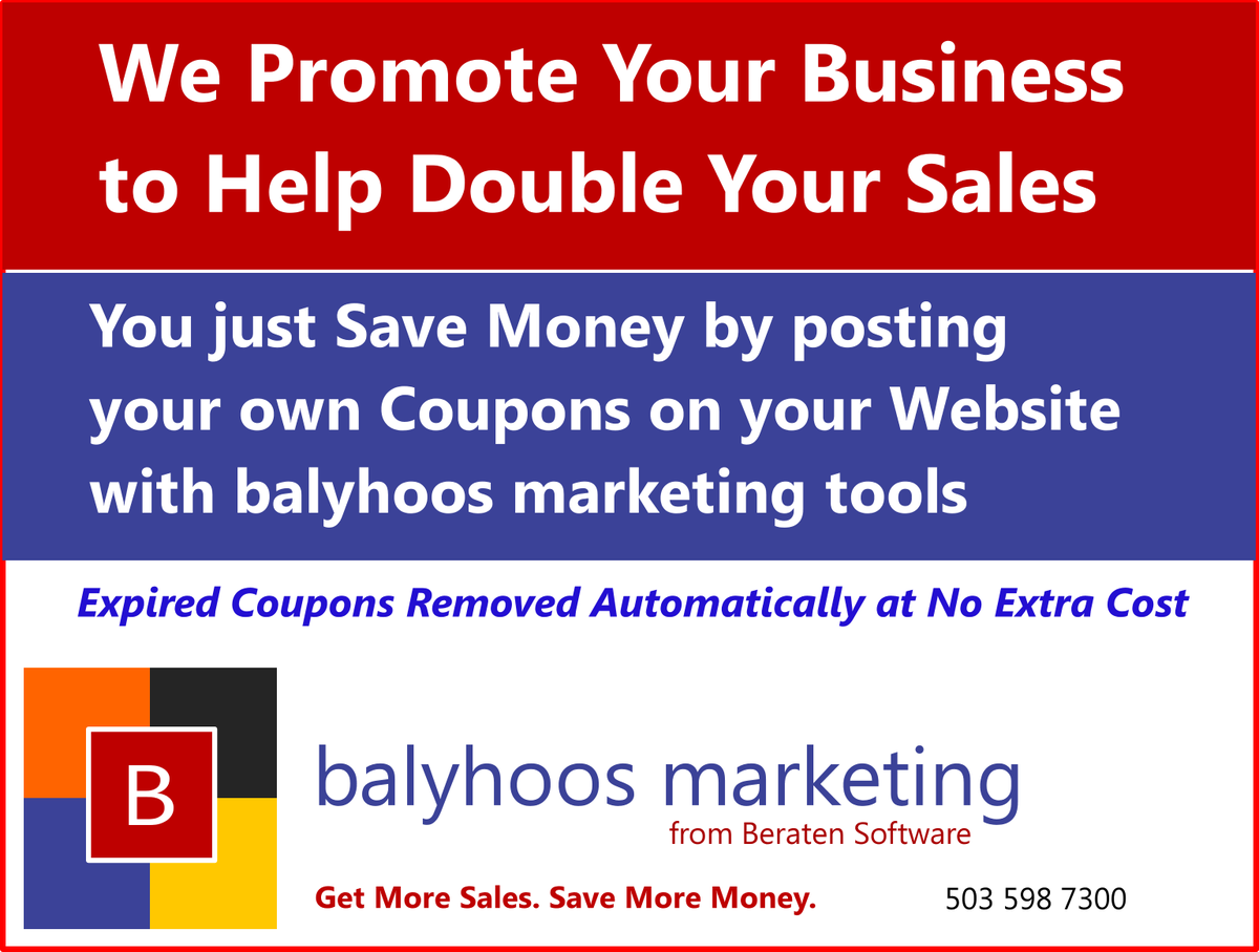 Balyhoos's tweet photo. Get More #Sales. #Save More #Money.

https://t.co/c3x8r7XwTx. https://t.co/67FCArXy3v