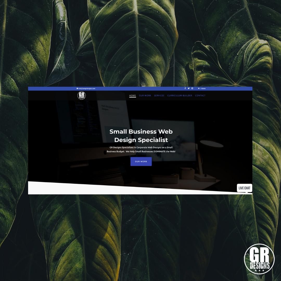 GRDesigns2's tweet photo. GR Designs Specializes in Corporate Web Designs on a Small Business Budget. We Help Small Businesses DOMINATE the Web! #webdesign #webdesigner #divi #grdesigns #wordpress https://t.co/SsbcN3YsJD