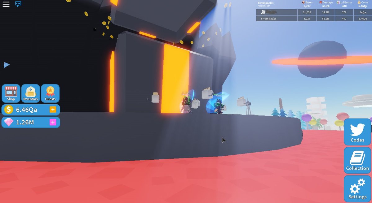 Simone_roblox's tweet photo. Happy playing #UNBOXINGSIMULATOR! I unboxed the big gift in #CrystalCavern! In the end only me and my "friend" was left in that server. Then things turned and it all became very sadโฆ ๐ฅSo much for a friend! I worked really hard for my damage! #Roblox @brinkokevin @TradesmarkRBLX https://t.co/1d3EXkyeTz