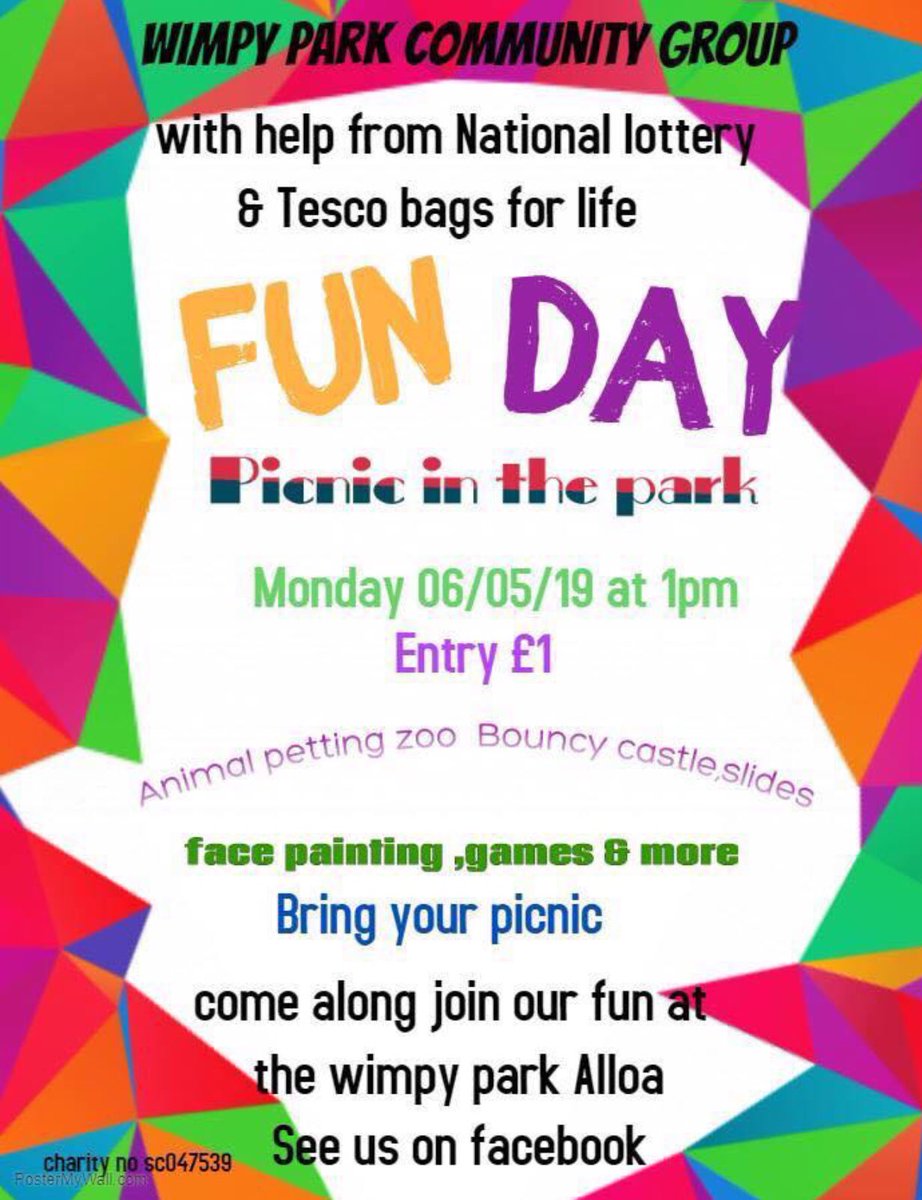 We will be there with the Bubble tent so come along and have some Bubble fun! 

See you tomorrow! 😁⛺️

#bepartofyourcommunity @ClacksCouncil @VolScotland