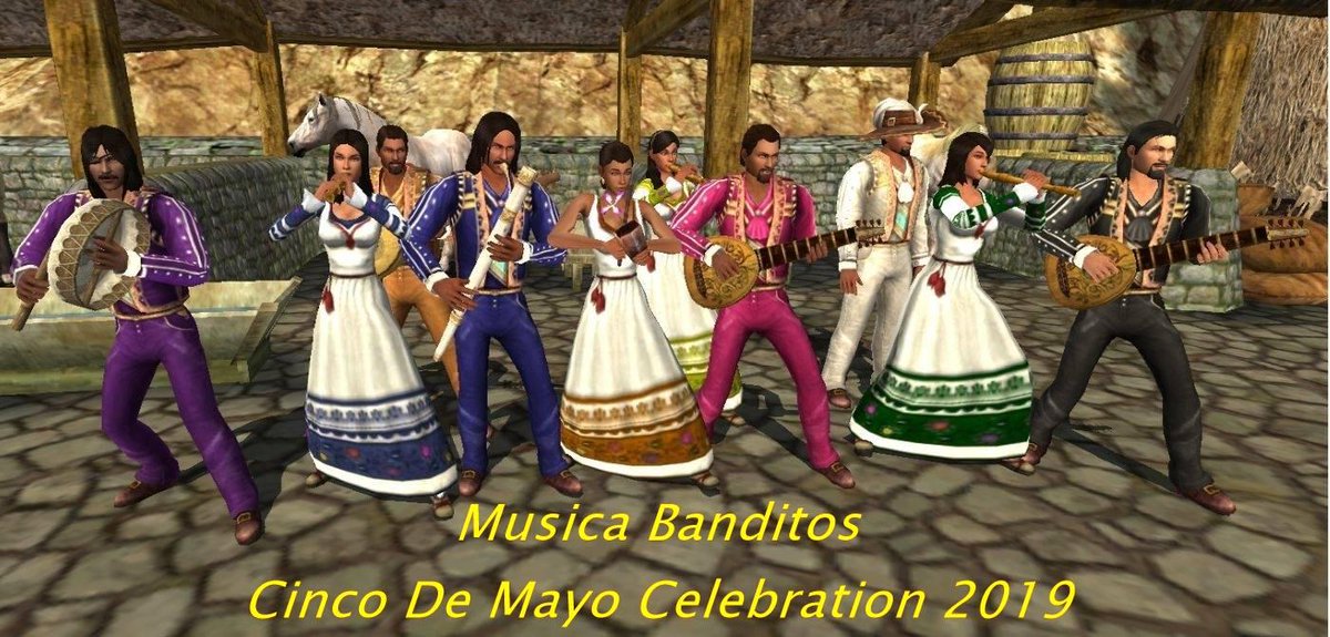 Middleearthmai1's tweet photo. Looking for something FUN to do on a Sunday Evening?  Join us for a Cinco De Mayo party!  on https://t.co/drCYpTDj6N (hosted by yours truly) 7-10pm est.
@LotroArtists @lotrofamily @lotro https://t.co/tuJ0bU4b74