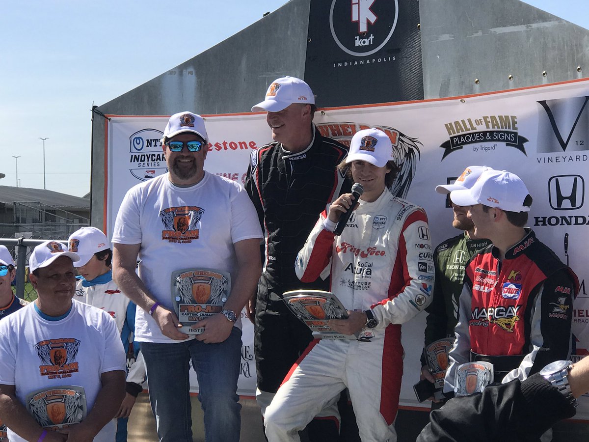 AlzIndiana's tweet photo. Thank you to the @DanWheldonFdtn & all those involved in the Dan Wheldon Memorial Pro-Am Karting Challenge today in New Castle! Congrats to the top 3 drivers, @ColtonHerta, @scottdixon9 & @ConorDaly22! π What a great way to kick off the month of May! #DWPROAM #ENDALZ #ThisIsMay https://t.co/0Q6RcwfGkk