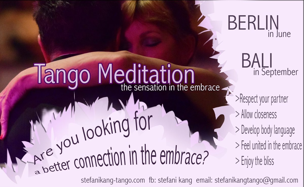 StefaniTango's tweet photo. #tangoberlin #tangobali #tangomeditation #tangobliss #tangoflow https://t.co/kdRGZlKUxz