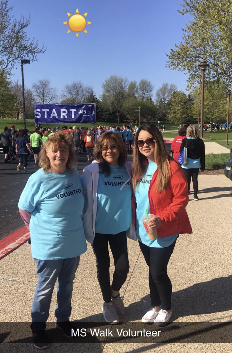 MS Walk Roselle this morning!