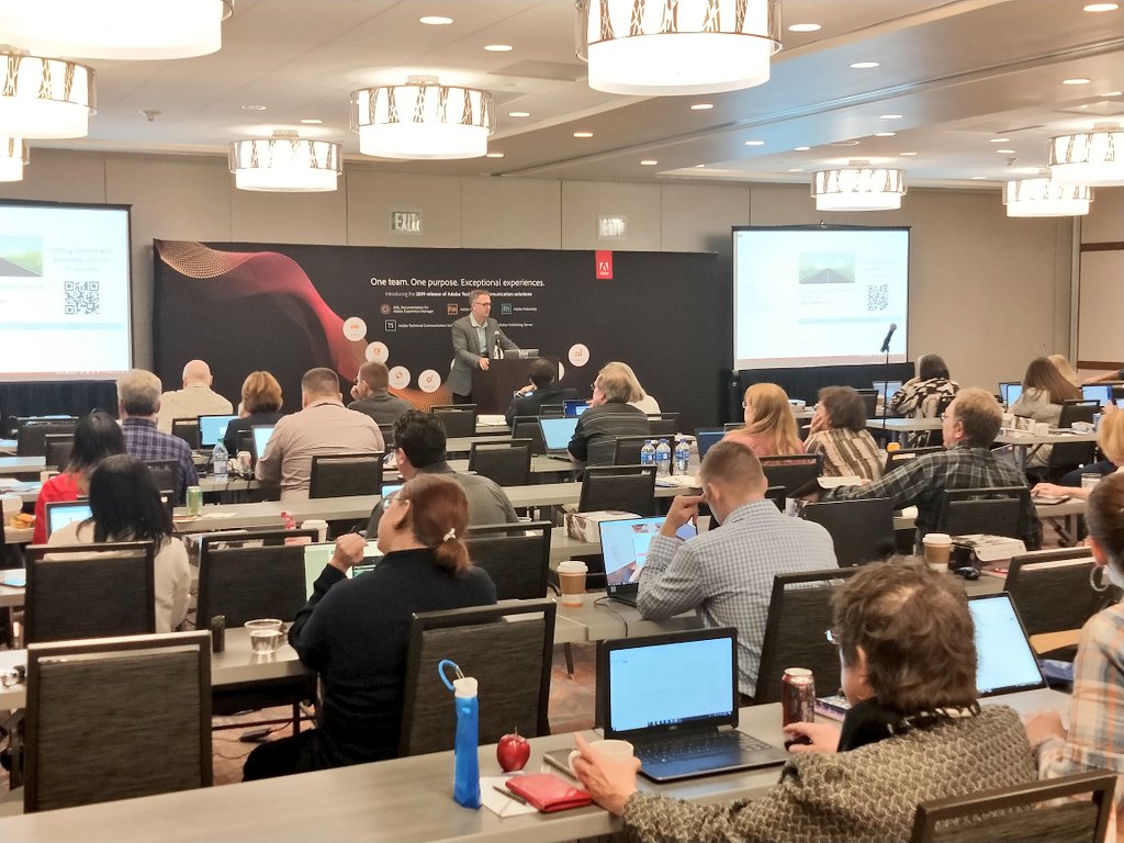 .<a href="/mattrsullivan/">Matt Sullivan</a> delivers an engaging session on the 2019 release of <a href="/Adobe/">Adobe</a> #RoboHelp at <a href="/STC_Summit/">STC Summit</a> 2019! Visit our booth #101 to explore how RoboHelp has been entirely reimagined in terms of #UI &amp; features. 
#TechComm