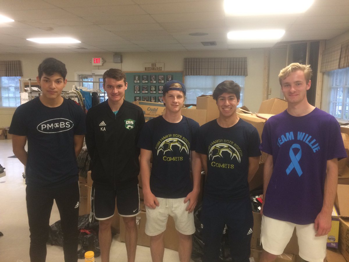 pennmanorboyssoccer (@pmboyssoccer) on Twitter photo Some members of the team serving others via a community clothing drive. <a href="/AdComets/">Penn Manor Athletics</a> Some members of the team serving others via a community clothing drive. <a href="/AdComets/">Penn Manor Athletics</a>