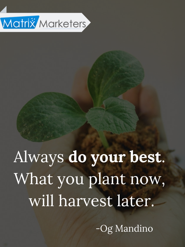 mtrxmrktrs's tweet photo. The best preparation for tomorrow is doing your best today. #mondaymotivation #matrixmarketers
#entrepreneur #smallbusiness #motivation #determination #inspirationalquotes #entrepreneurlife #developers #programmers #success #businessgrowth #influencermarketing #influencers #b2b https://t.co/76chaczxkM