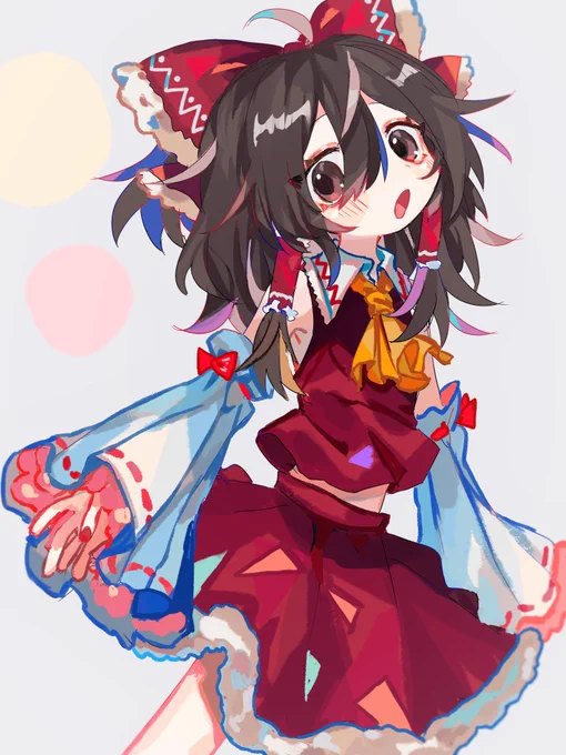 お題頂いた霊夢ちゃん描きました!
ありがとうございました～!

>倭文さんの描く霊夢ちゃんがみたい...です!!!!!?‍♂️?‍♀️?‍♂️
 https://t.co/wUW5EGT3v5 #odaibako_str410r 