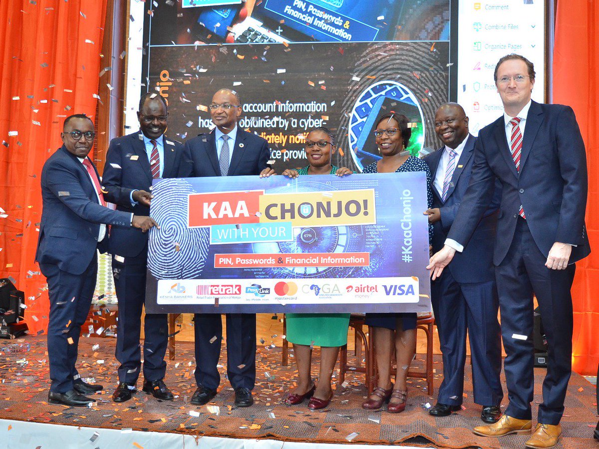 The integration of technology in payments &amp; financial services has greatly enhanced efficiency &amp; consumer satisfaction. To sustain the gains that have been achieved, the banking industry and stakeholders would like to urge consumers to #KaaChonjo with their financial information.