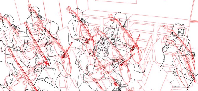 i care about this scene a lot :') i hope some of you can feel it when i post the finished episode

WIPs from my comic https://t.co/JeCwGAeqXZ 