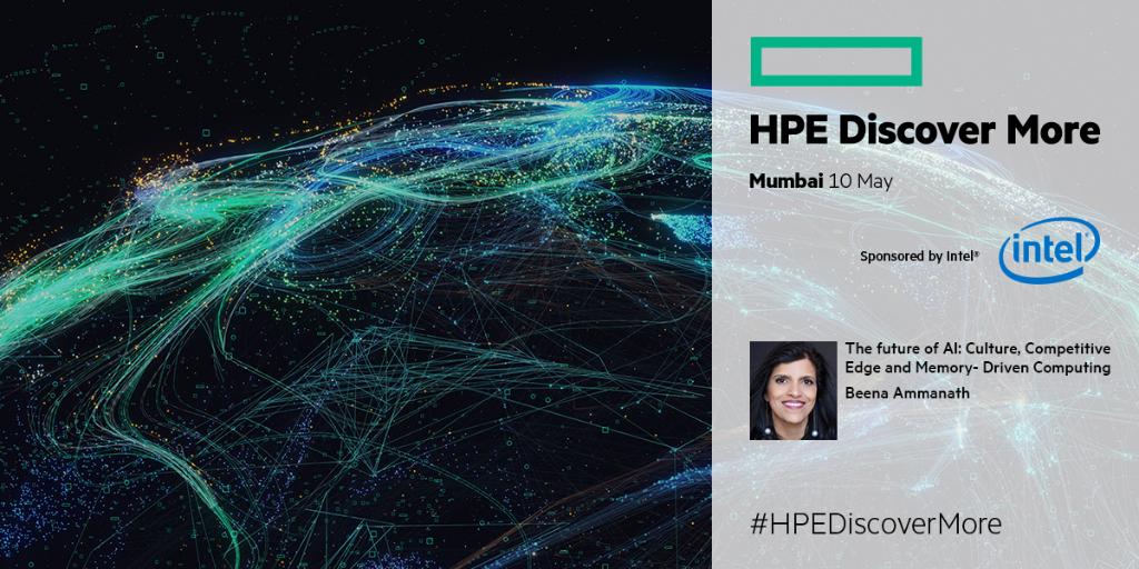 HPE_India's tweet image. What’s the future of AI? @beena_ammanath explores memory-driven computing and its culture, as well as gaining a competitive edge with AI. #HPEDiscoverMore

@SatsangiSom @srihari_g  @vijitbanthia