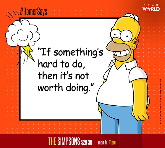 StarWorldIndia's tweet photo. Like going to the gym, doing laundry, and washing the dishes.
#TheSimpsonsonSW https://t.co/tywHc6sHGl