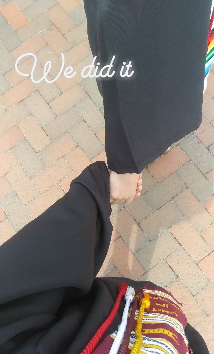 VictoriaVdovich's tweet photo. It's unreal! I graduated today! Nerves, excitement, humility hit me all at once when I made my way across campus one last time as an undergrad @RegisUniversity https://t.co/SiOfoqKu2z
