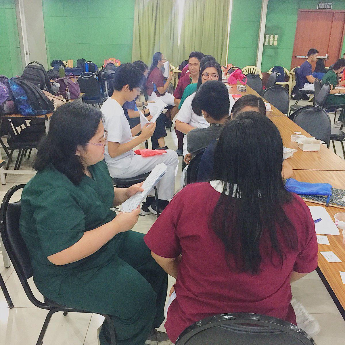 upcm2023's tweet photo. Neuro OSCE review for breakfast! 😋
Third and last review for the exam. Are we ready for the first batch tomorrow?
#LetsPass2g3ther✨ #OS202🧠 https://t.co/Q4uRFiYG10