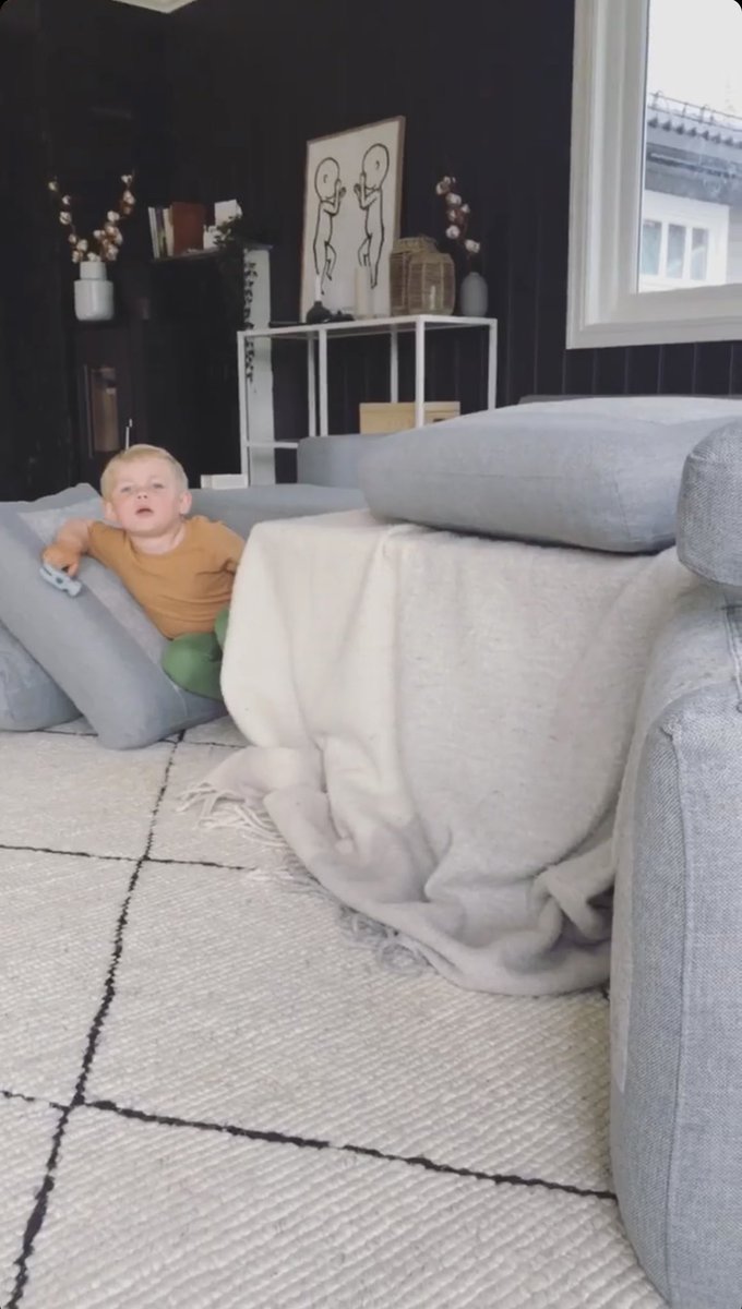 We built a fort in the living room! 

[Smiles proudly to <a href="/AdeptAristocrat/">August DeCourcy || Parody</a> as little Wyatt peeks out.]