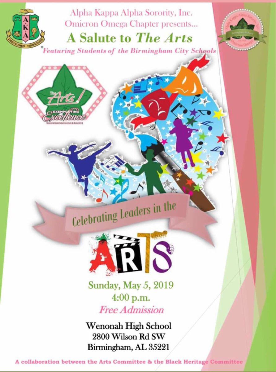 drmysavage's tweet photo. A Salute to The Arts featuring students from #WenonahHighSchool and #RamsayHighSchool @BhamCitySchools and honoring Outstanding Fine Arts Professionals https://t.co/J92dj8CKrb