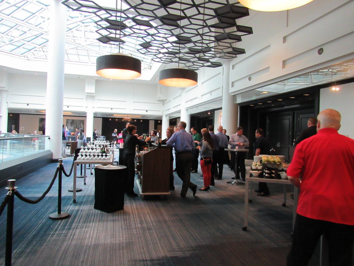 RFirst_Corp's tweet photo. ReliabilityFirst staff, workshop presenters, and workshop attendees had a great time getting to know each other better during social hour on the second day of our Spring Workshop. #RFWorkshop https://t.co/SNvi3RxNKD