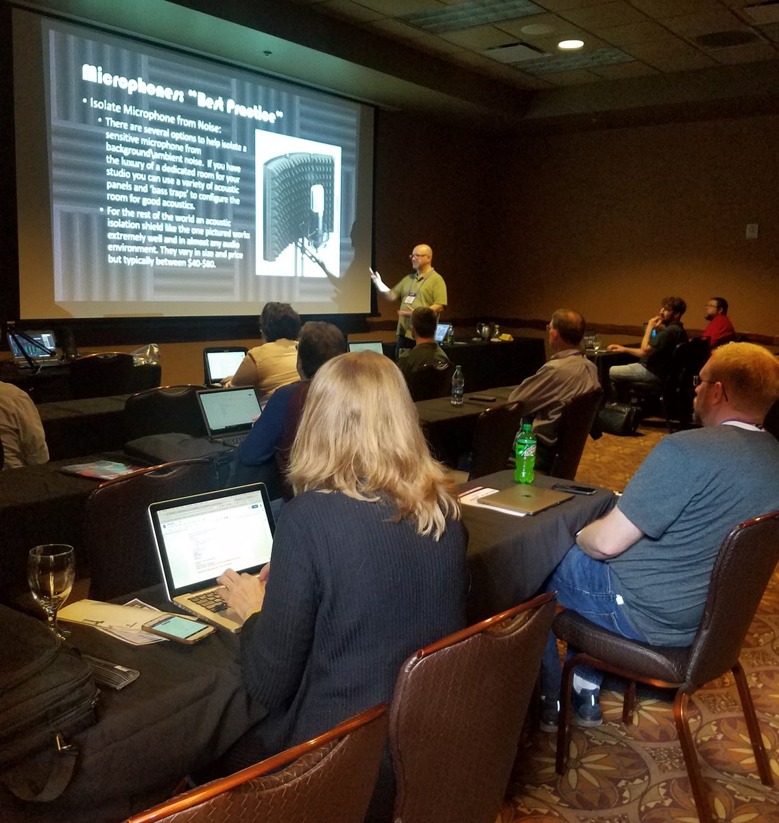 jenniezach's tweet image. Great start to @brainstormk20 Sandusky! @HS_Strongsville Mark Ohm @mohm2364! Great presentation on digital audio recording studios! @VTurner8 #WeAreStrongsville #SCStrongtech #scsmaker @jenniezach @dwcook0