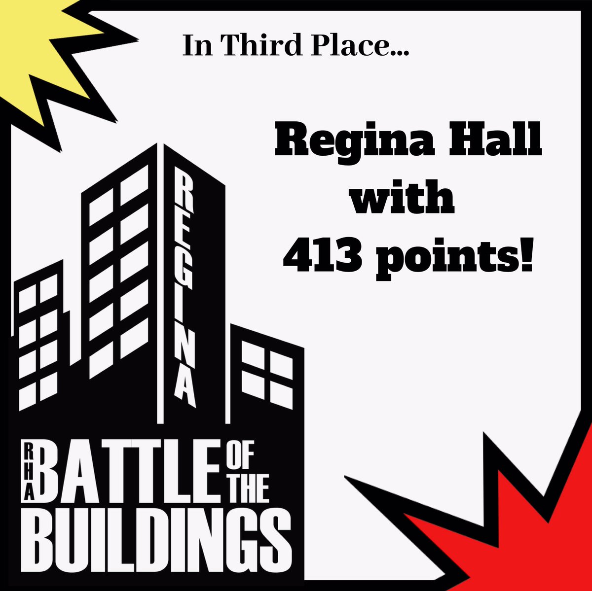 SXURHA's tweet photo. Final Sunday = FINAL BOB UPDATES! We are happy to announce that the 2018-2019 Most Spirited Hall is the one and only PACELLI HALL! Come and see the BOB plaque this Tuesday in Pacelli Hall at 6 PM! PLUS FREE WHITE CASTLE!
🏫💥🥊
#SXURHA #RHABOB2019 #BOBRegina #BOBPacelli #BOBQuad https://t.co/5Wz1pZzlo9