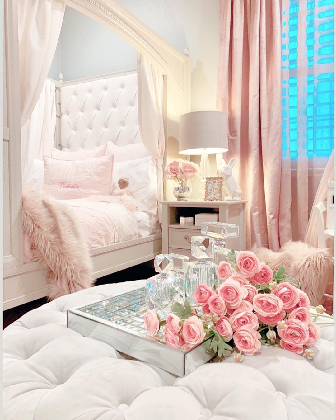 Rh Interior Designs On Twitter Victoria S Blush Bedroom Fit For