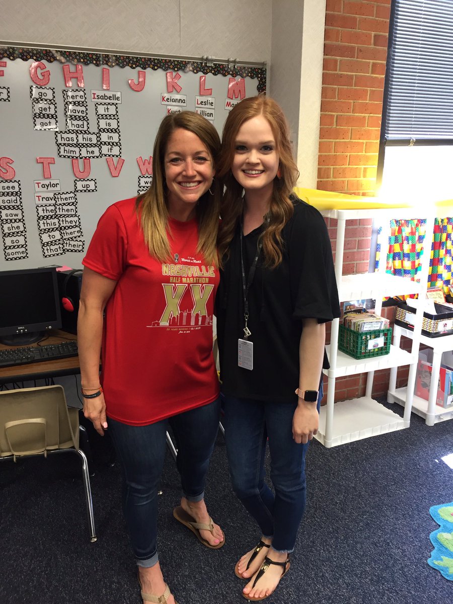 LeslieMarionK's tweet photo. We have been so blessed to have Miss Saaty work in our classroom the last 7 weeks! She will truly be missed! #ontograduation #MavericksOnAMission #studentteacher https://t.co/k0T49HOtDo
