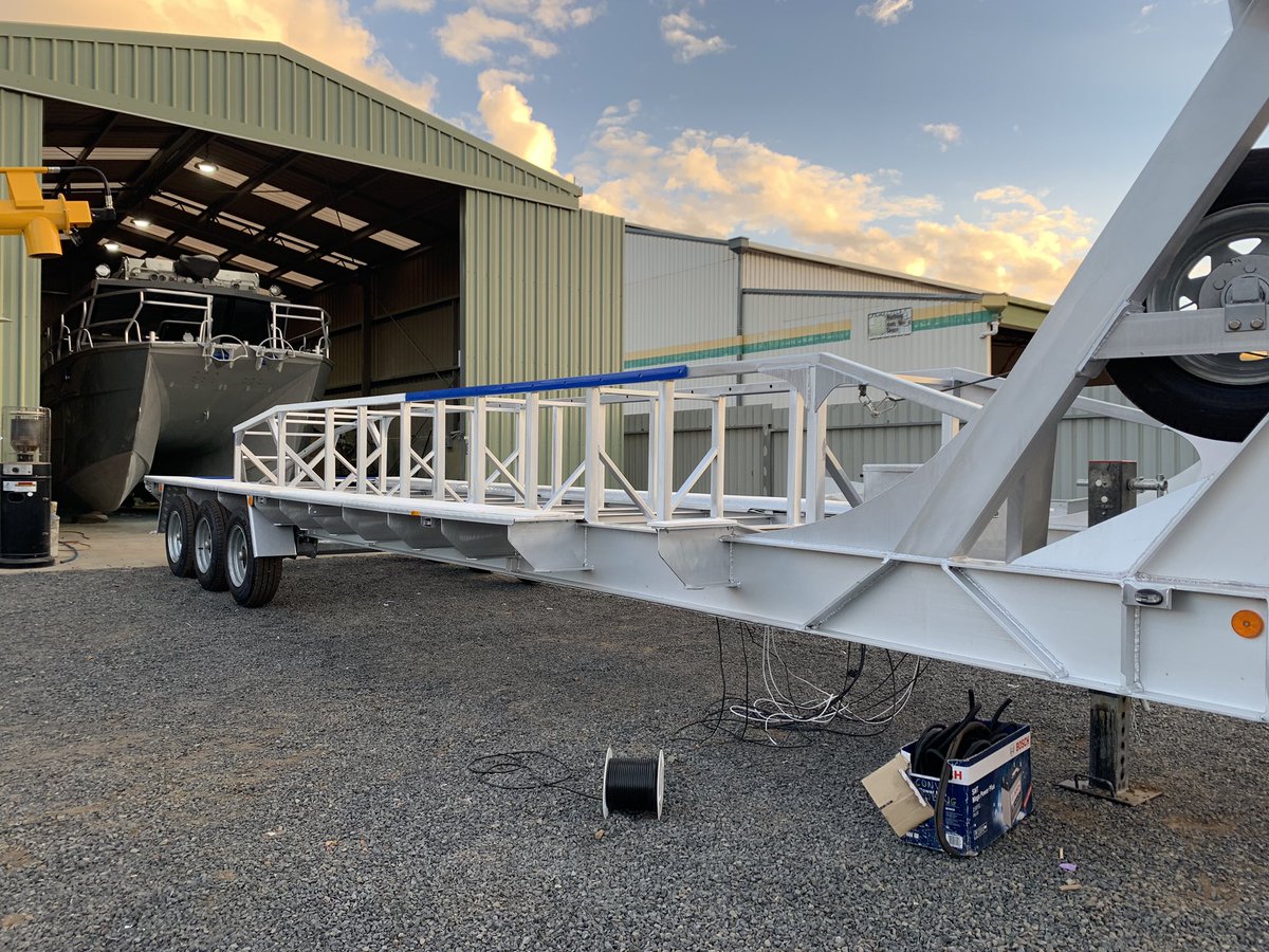 LakeGraceEng's tweet photo. Ali boat trailer almost done #boat #trailer #lakegrace #lakegraceengineering https://t.co/hNRK8Qy8Bx