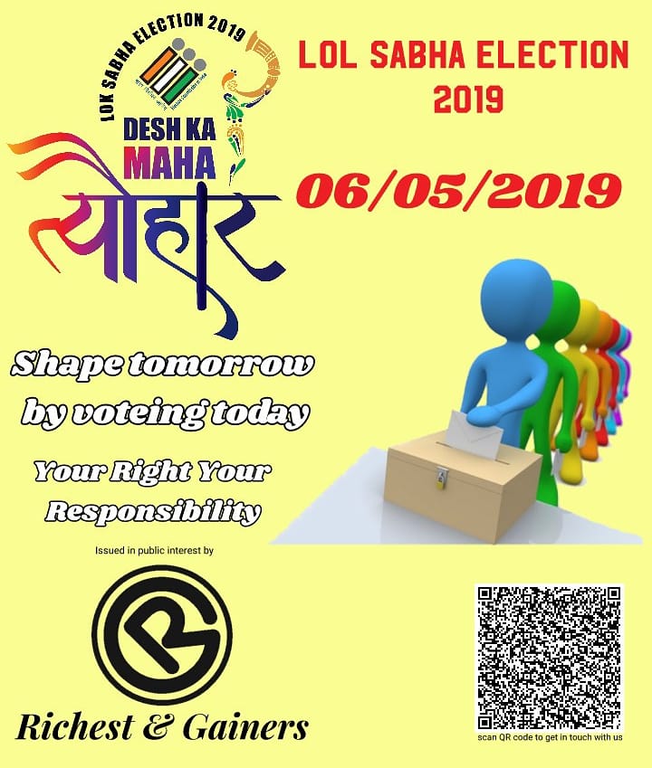 RichestGainers's tweet photo. #LokSabhaElections2019 #LokSabhaElection2019 #VoteKar #Matdan #IndiaInked #MyVoteMyRightMyResponsibility @ceojharkhand @ECISVEEP @SpokespersonECI https://t.co/8zTtIJ3lIE