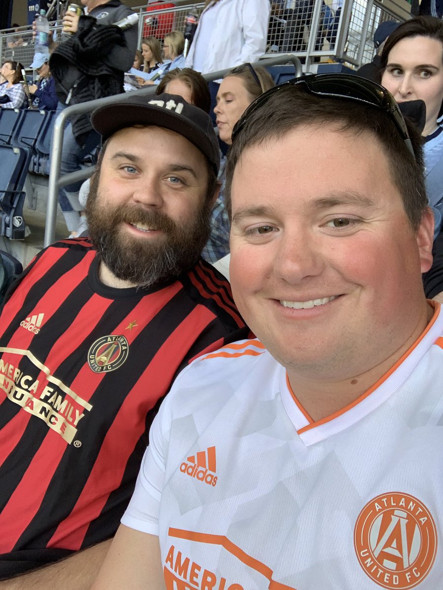 Repping the #fivestripes at KC. Vamos ATL! #ATLUTD <a href="/ATLUTD/">Atlanta United FC</a>