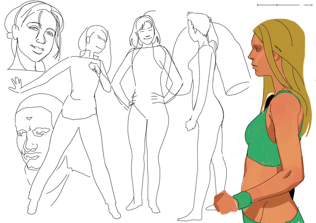 digging through some sketches and warm-ups from 2017ish 