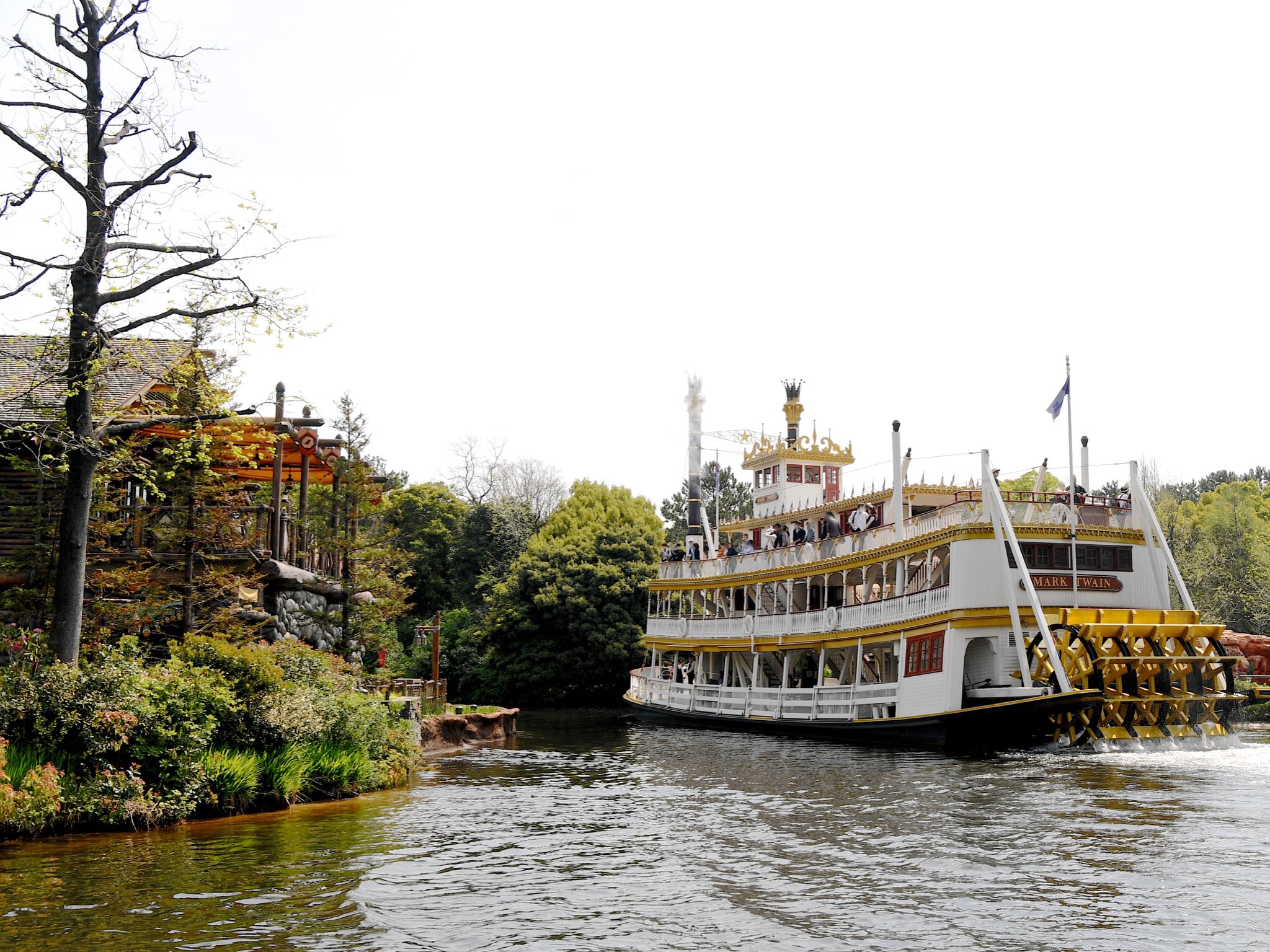 Mezzomikiのディズニーブログ 東京ディズニーランド スプラッシュ マウンテン ビーバーブラザーズのカヌー探険 ウエスタンリバー鉄道 蒸気船マークトゥエイン号 トムソーヤ島いかだは 明日5月7日から9月3日まで休止です T Co 6teyananls