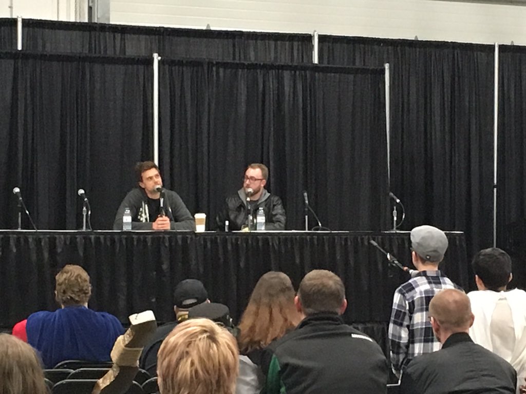 calefladager's tweet photo. @HartleySawyer It was great to meet you @SaskExpo this weekend! Thank you for your answers to our questions! Keep up the great work on @CW_TheFlash https://t.co/H1xzOyKTPj