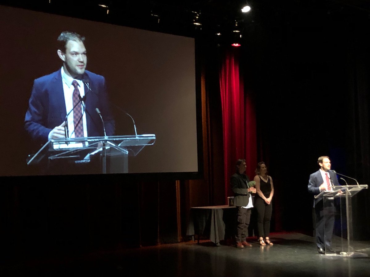 m_beauchemin's tweet photo. Félicitations à Jean-François Tremblay pour son prix Judith-Jasmin. https://t.co/5Wa17h88pV