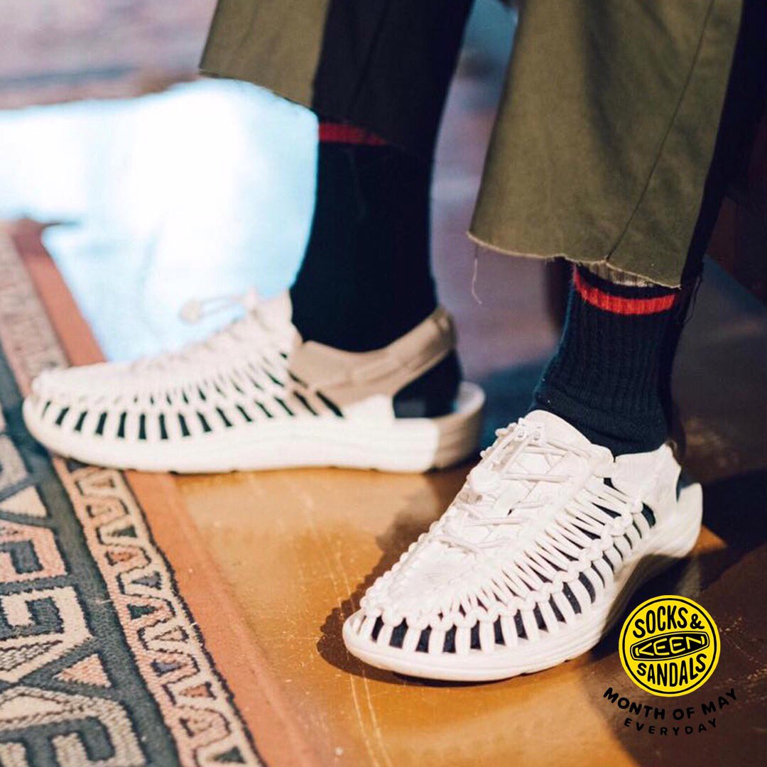 keen sandals with socks