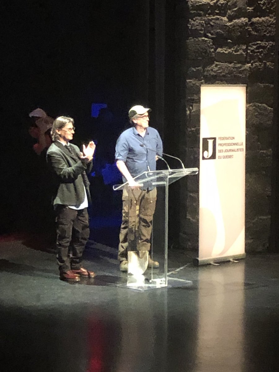 daphneehackerb's tweet photo. L’agronome et lanceur d’alerte Louis Robert participe au Gala des grands prix du journalisme #FPJQ #GGPJ #semainedelapresse https://t.co/96z43Yl43U