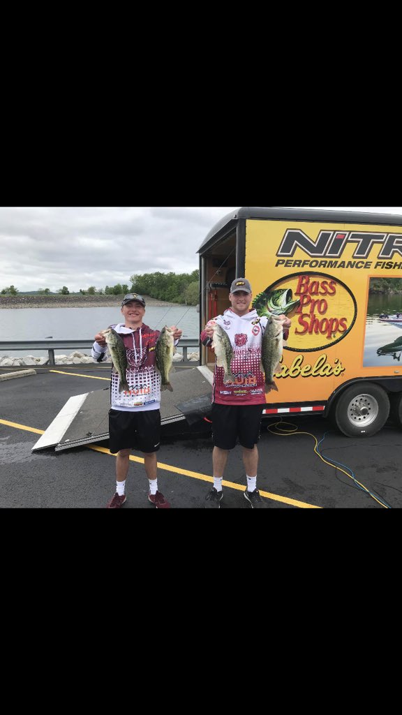 mostatefishing's tweet photo. Yesterday we sent five boats to the B.A.S.S State Qualifier on Table Rock Lake, the results are as followed: 

8th- Robert Brewer &amp; Andrew Shepard 12.07 

10th- Robby Moody &amp; Nathan Winters 11.64 

12th- Quinton Booth &amp; Clay Cooper 10.92

13th- Kirk Stilwell &amp; Cole Crossman 10.56 https://t.co/vbeSkHUWMa